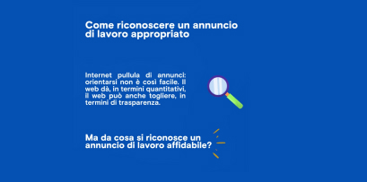 COME RICONOSCERE UN ANNUNCIO DI LAVORO APPROPRIATO
