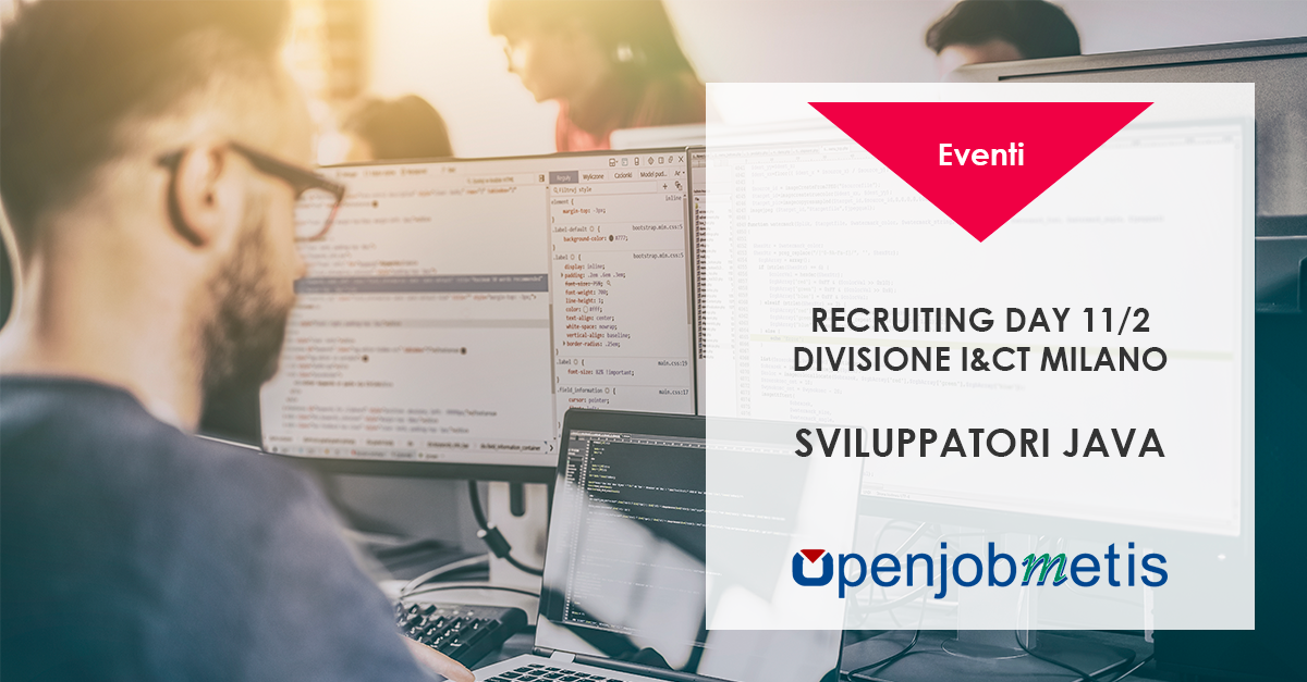 Recruiting Day Sviluppatori JAVA Milano